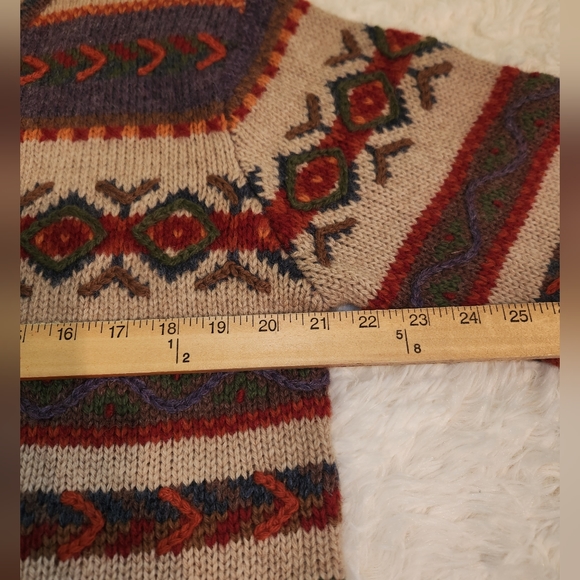 Vintage Paul Harris Designs Vintage Wool Cardigan Size XL. - Picture 6 of 9